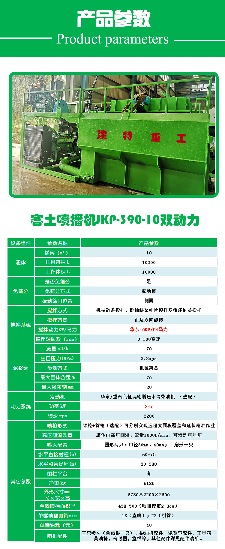JKP-390-10客土喷播机(图4)